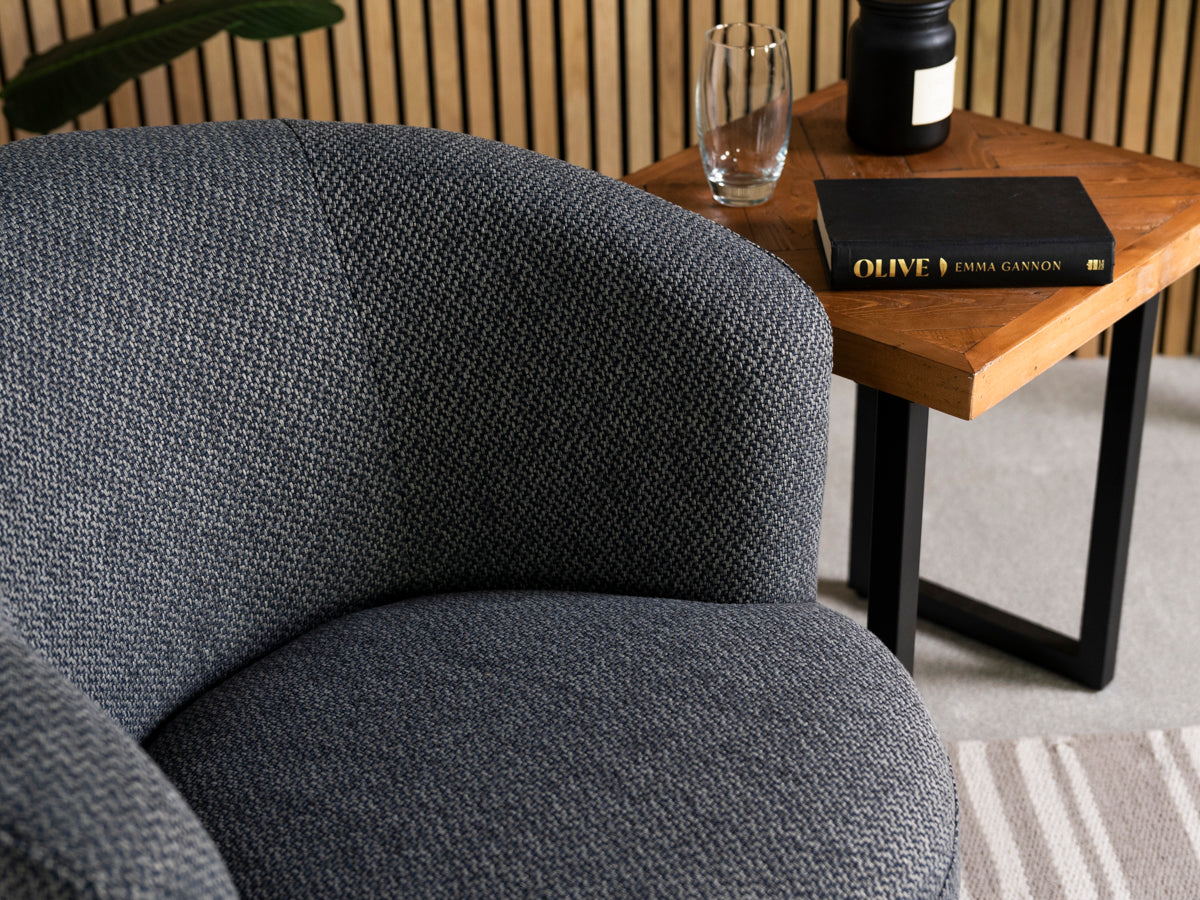 Adelaide Eco Navy Swivel Chair
