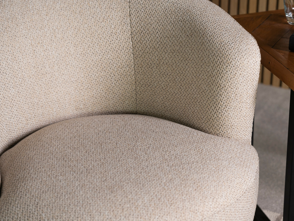 Adelaide Eco Beige Swivel Chair
