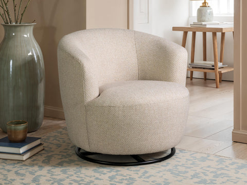Adelaide Eco Beige Swivel Chair