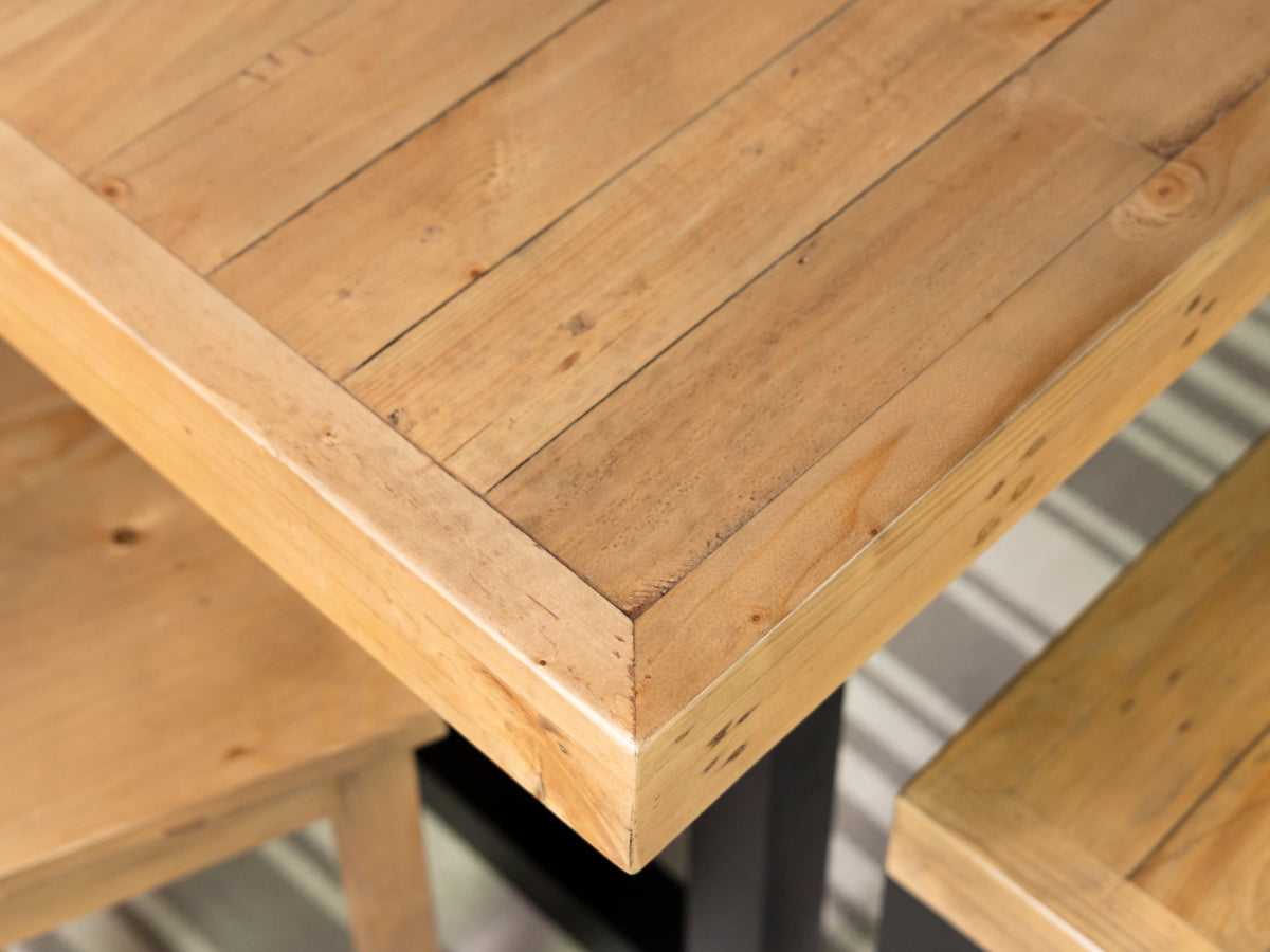 Brooklyn Light 180cm Fixed Top Dining Table & Brooklyn Cross Back Chairs