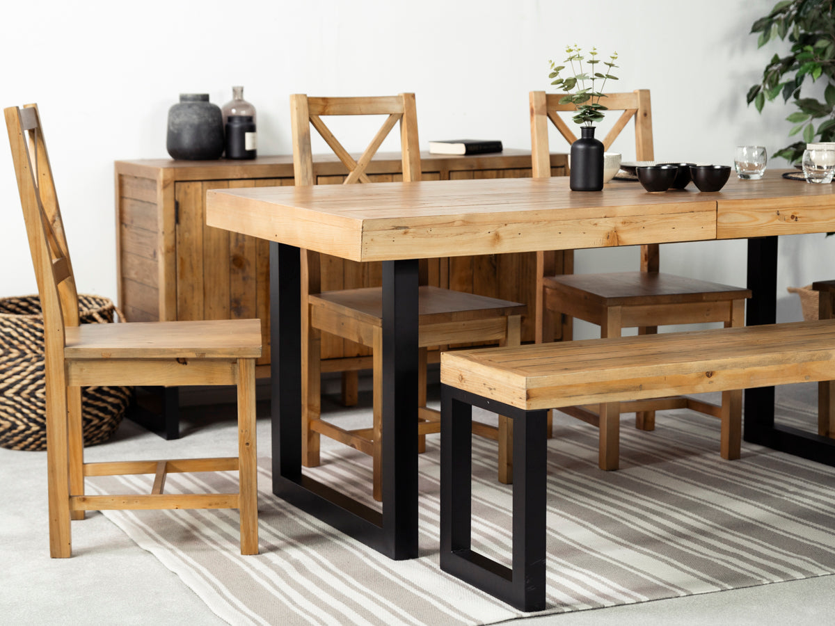 Brooklyn Light Extendable Dining Table (180cm - 240cm)