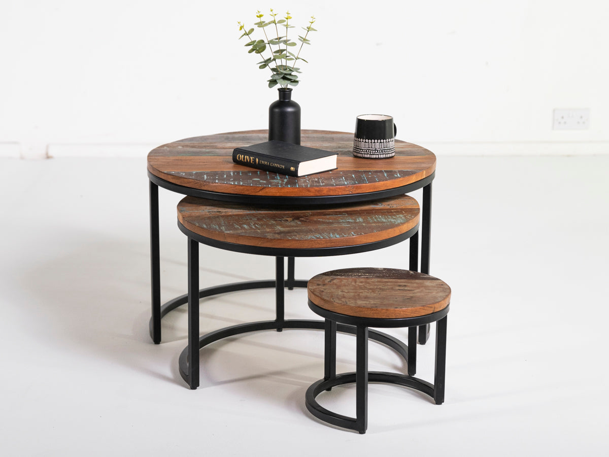 Mayflower Round Nest Iron Coffee Table