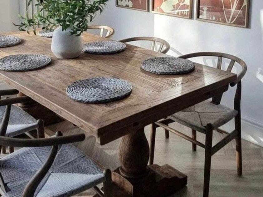 London Farmhouse Extendable Dining Table