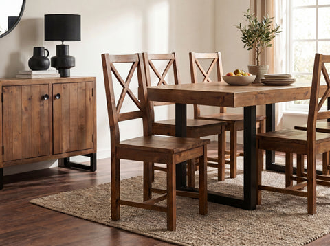 Brooklyn Cross Back Dining Chair (Set of 2)