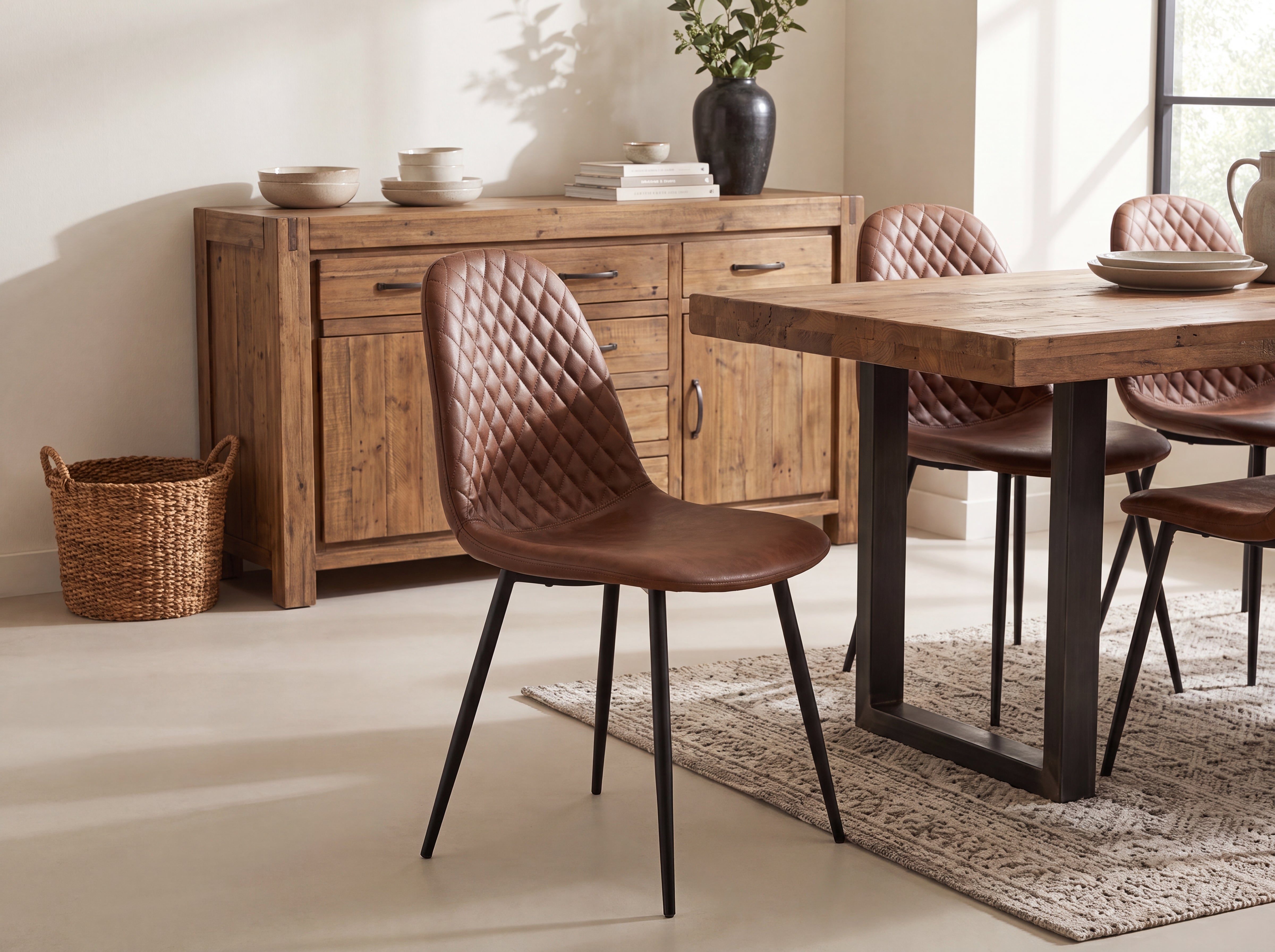 Dallas Tan Dining Chair Set Of 2