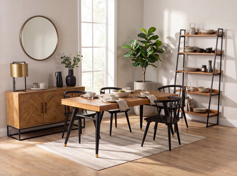 Mode 180-240cm Extendable Dining Table & Bogart Dining Chairs