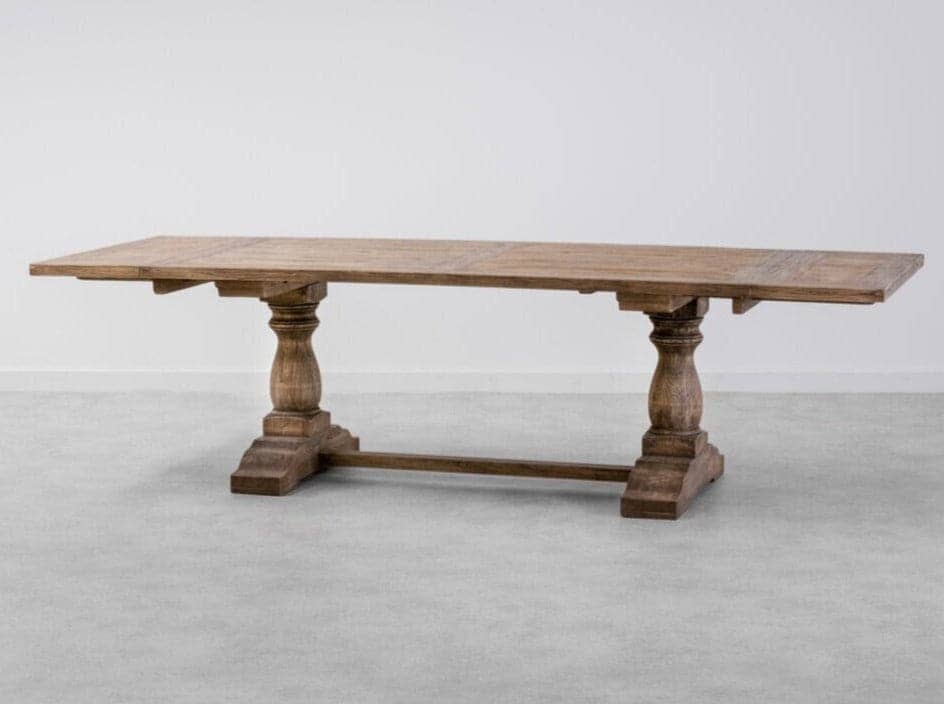 London Farmhouse Extendable Dining Table