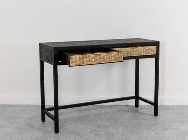 Newport Wicker Console Table