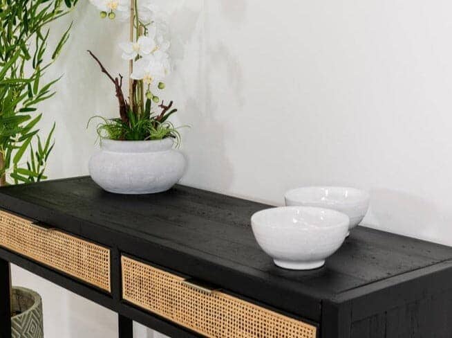 Newport Wicker Console Table