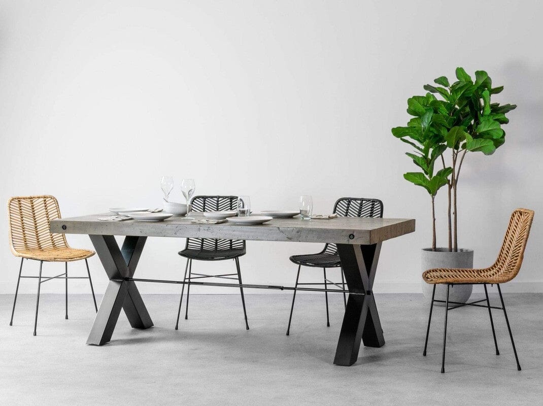 New York Harlem Fixed Top Dining Table