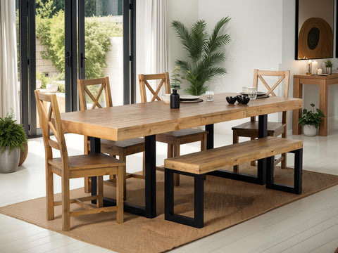 Brooklyn Light Extendable Dining Table (180cm - 240cm)