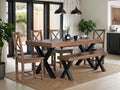Brooklyn Extendable Cross Leg Dining Table (140cm - 180cm)