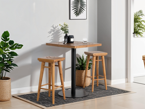 Tulsa Bar Table & Tulsa Bar Stools Package Deal