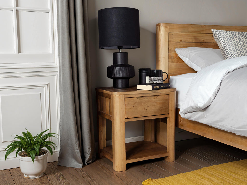 Exeter 1 Drawer Bedside Table