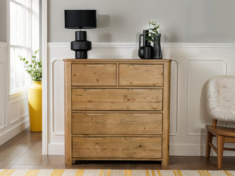 Exeter 5 Drawer Wide Chest