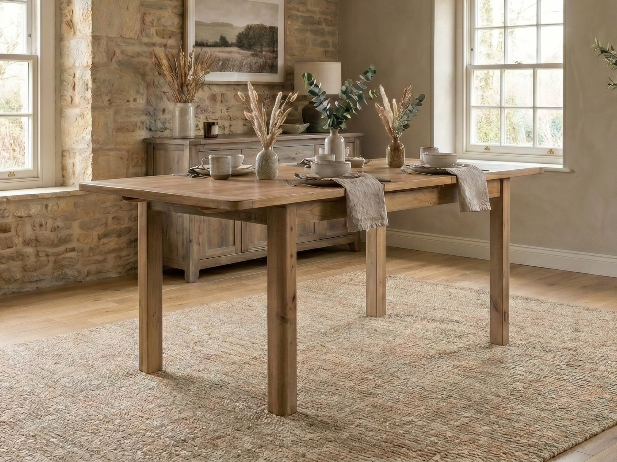 Exeter Extendable Dining Table (140cm - 180cm)