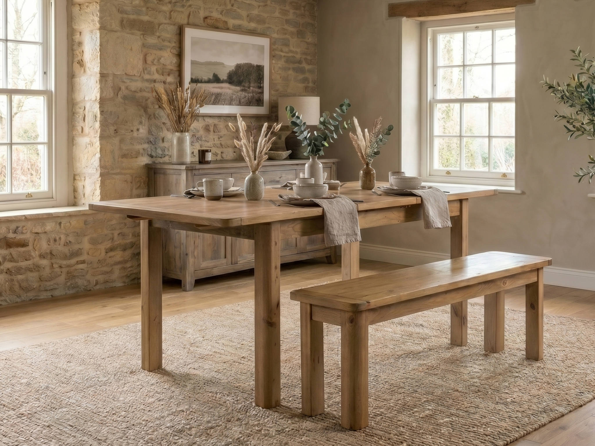 Exeter Extendable Dining Table (140cm - 180cm)