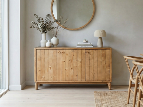 Scandi 3 Door Sideboard