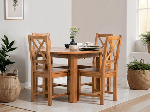 Tulsa Round Extendable Dining Table