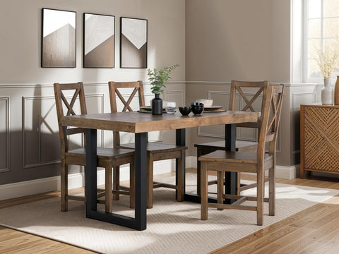 Brooklyn 135cm Fixed Top Dining Table