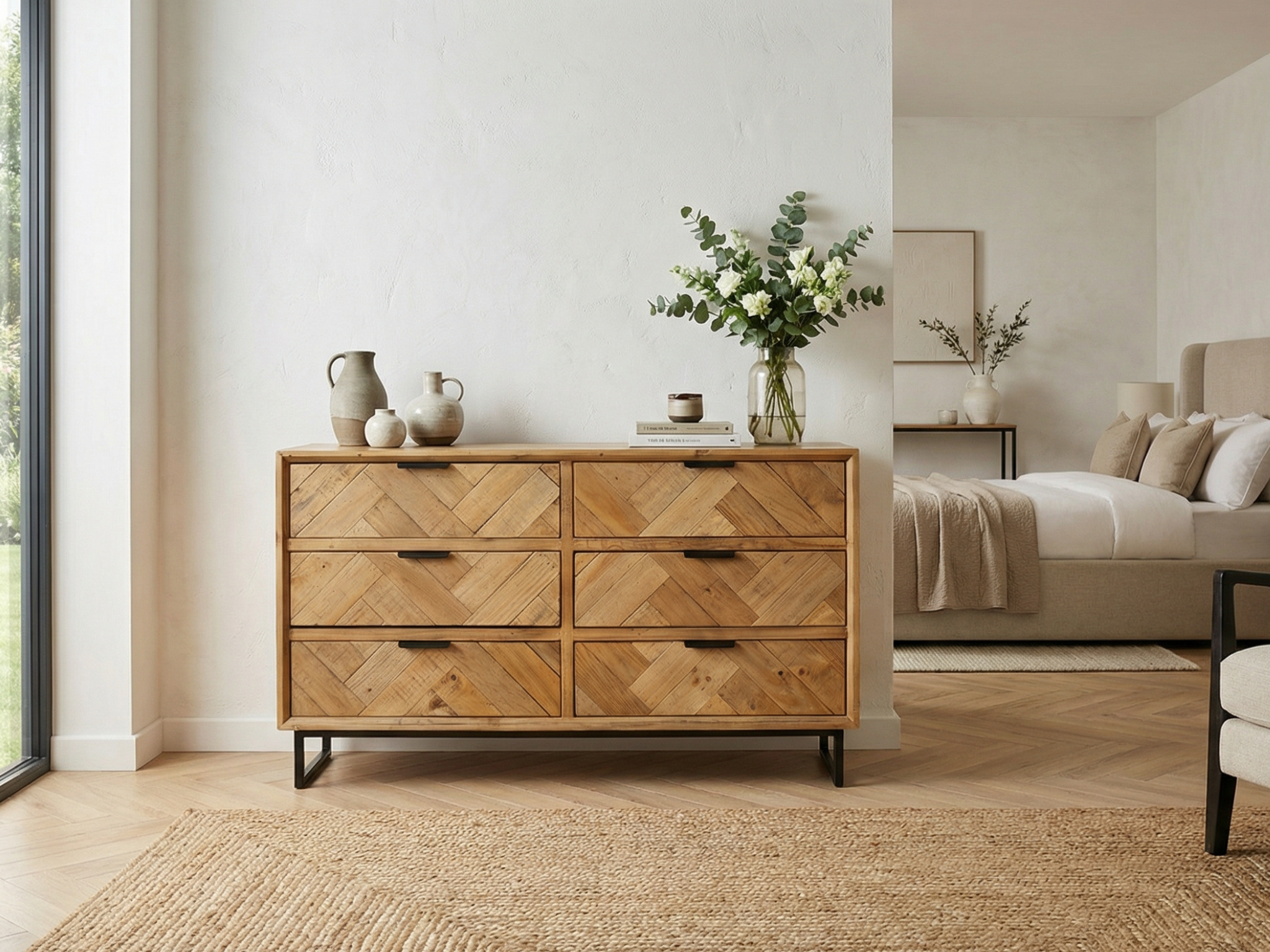 Sydney 6 Drawer Wide Chest