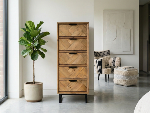 Sydney 5 Drawer Tall Chest