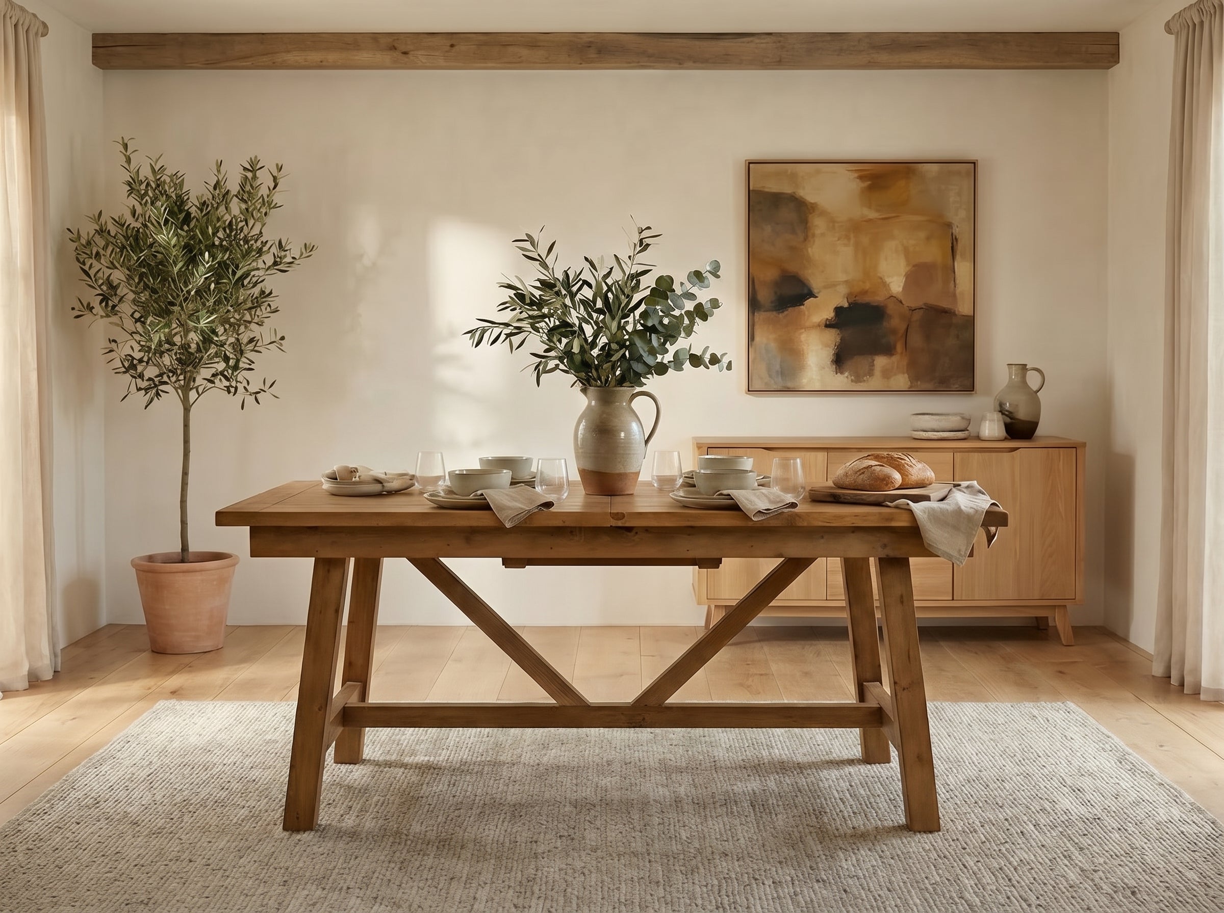 Como Extendable Dining Table (140cm - 180cm)