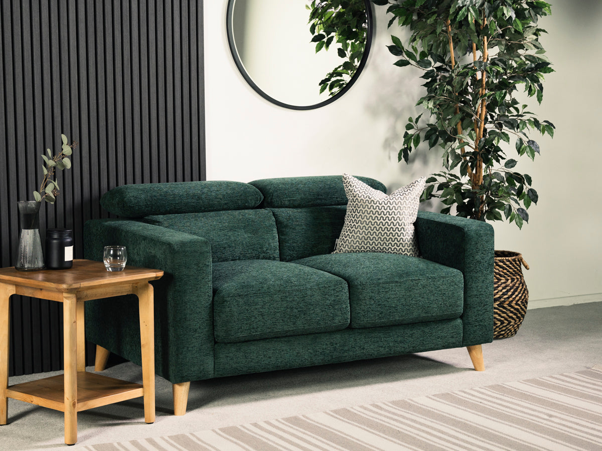 Olive 2 Seater Ratchet Headrest - Eco Sofa