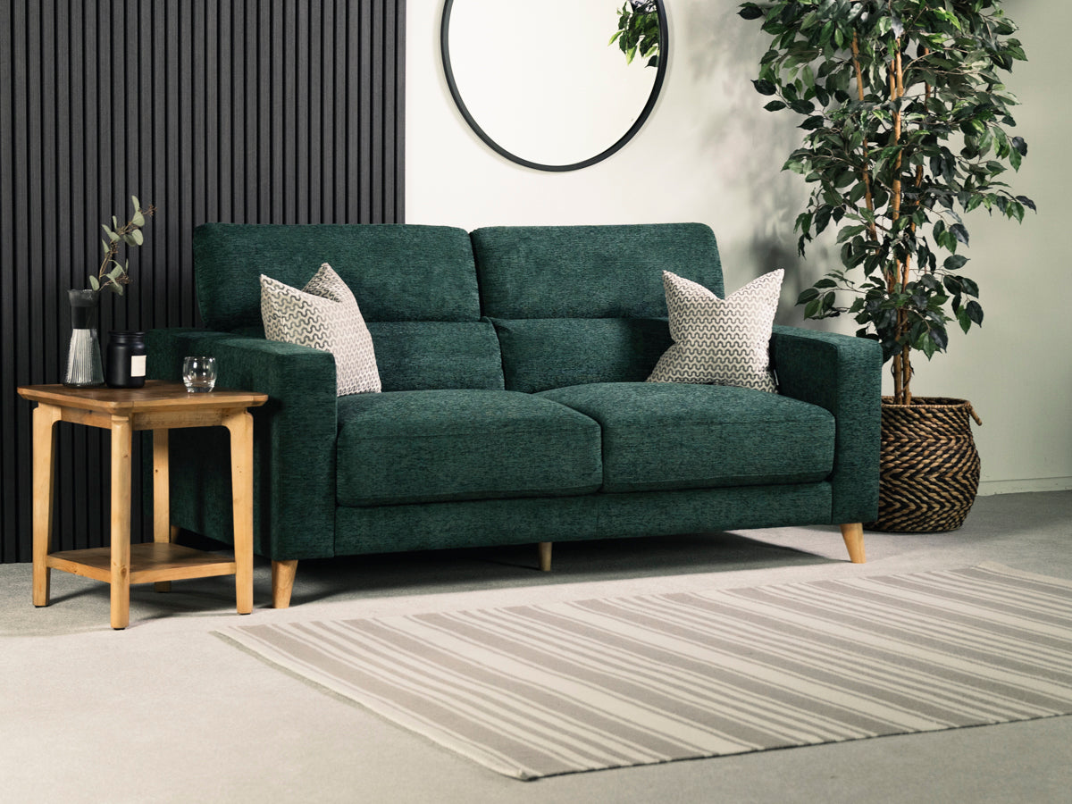 Olive 3 Seater Ratchet Headrest - Eco Sofa