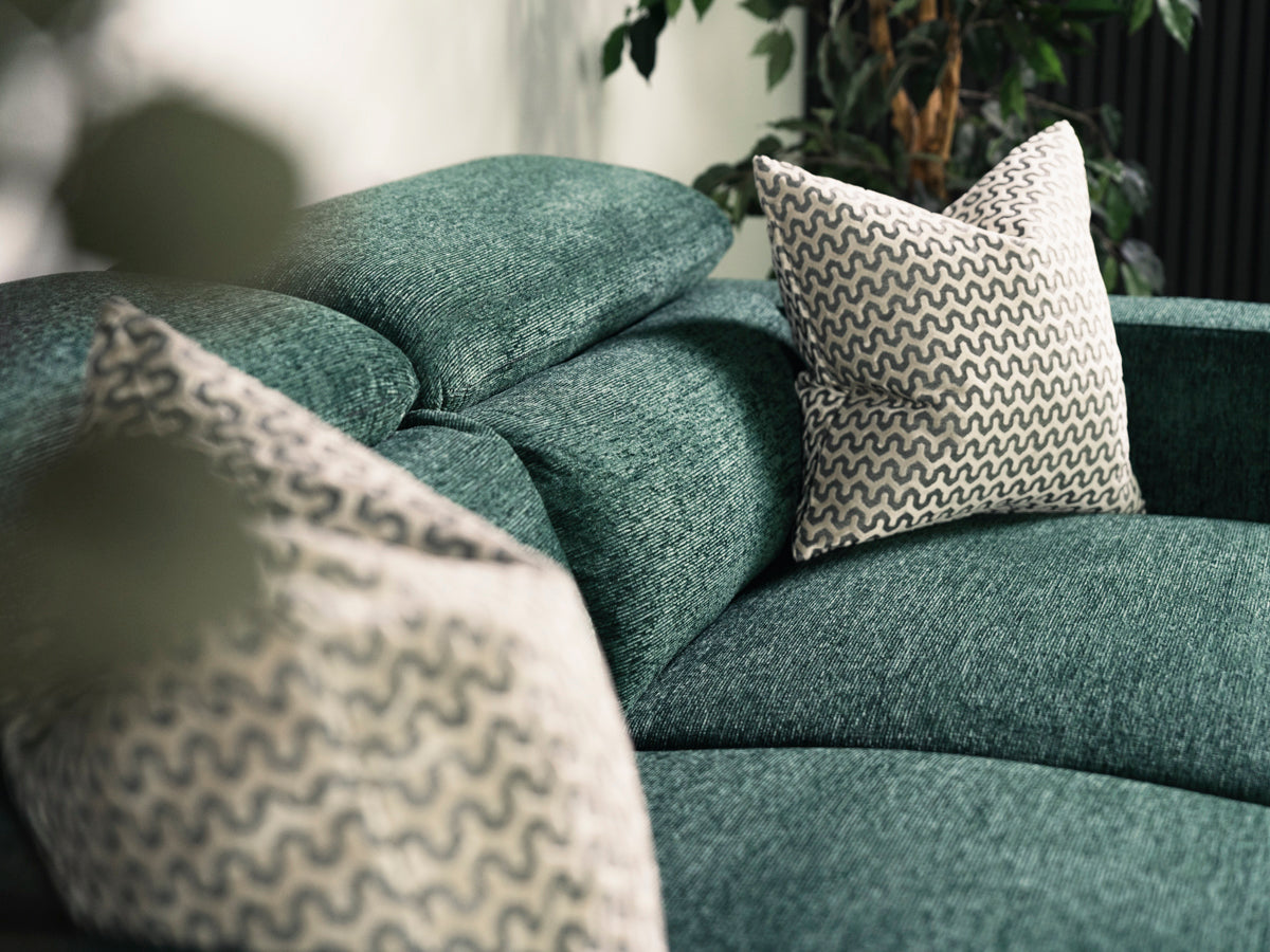 Olive 3 Seater Ratchet Headrest - Eco Sofa