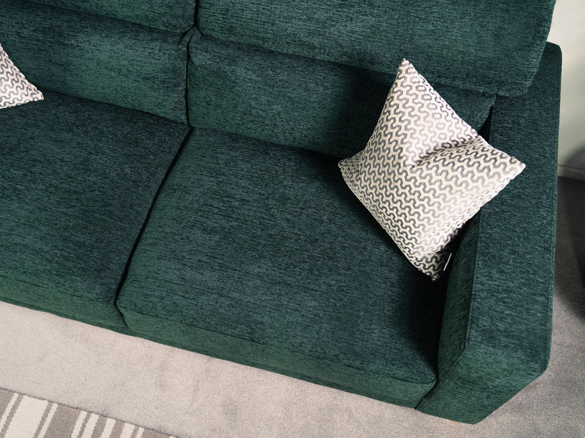 Olive 3 Seater Ratchet Headrest - Eco Sofa