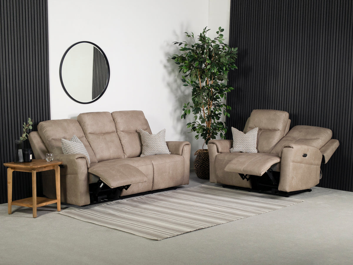 Charlie 2 Seater Power Recliner - Eco Sofa