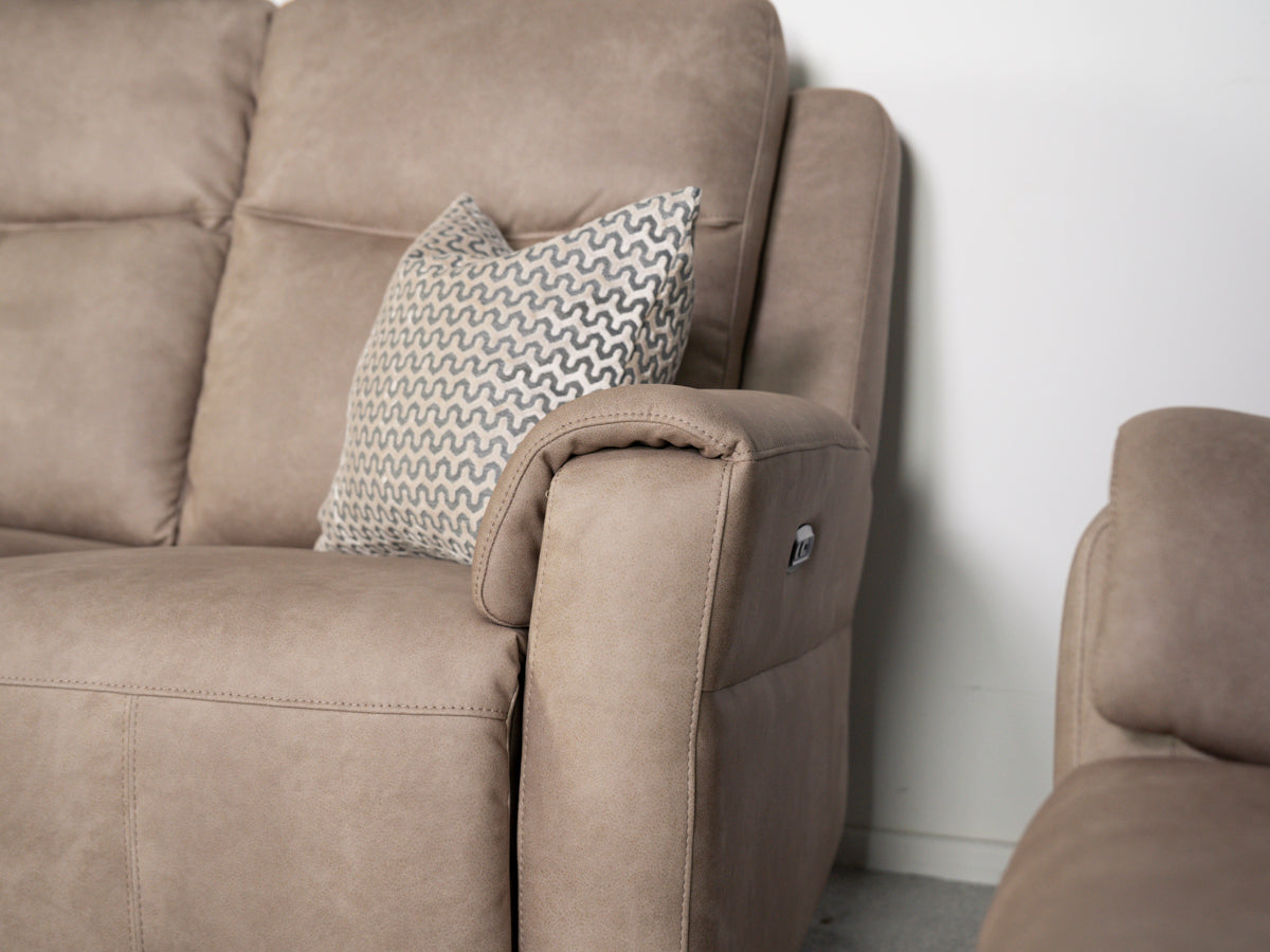 Charlie 3 Seater Power Recliner - Eco Sofa