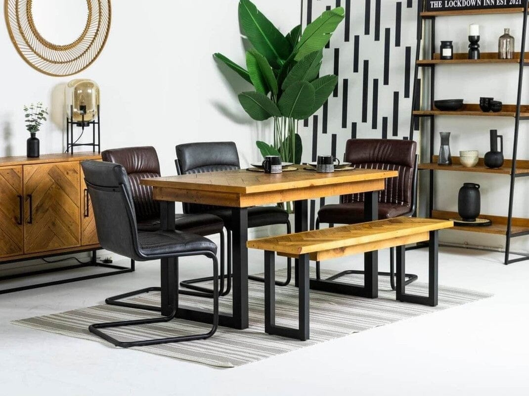 Tulsa 135cm Fixed Top Dining Table