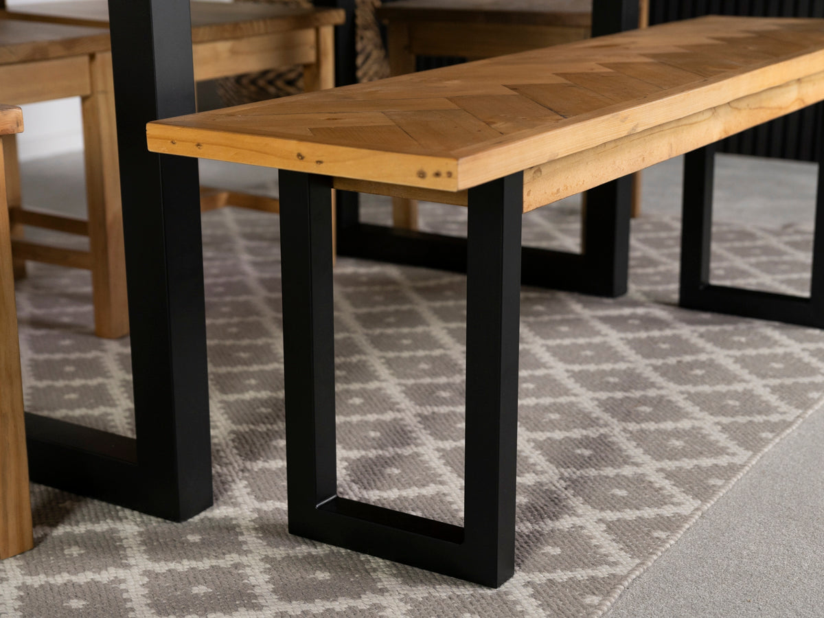 Tulsa Reclaimed Wood Bench