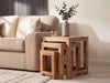 Mayflower Natural Square Nest Table