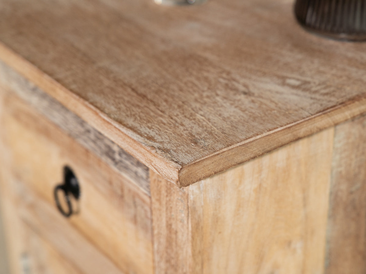 Mayflower Natural Bedside Table