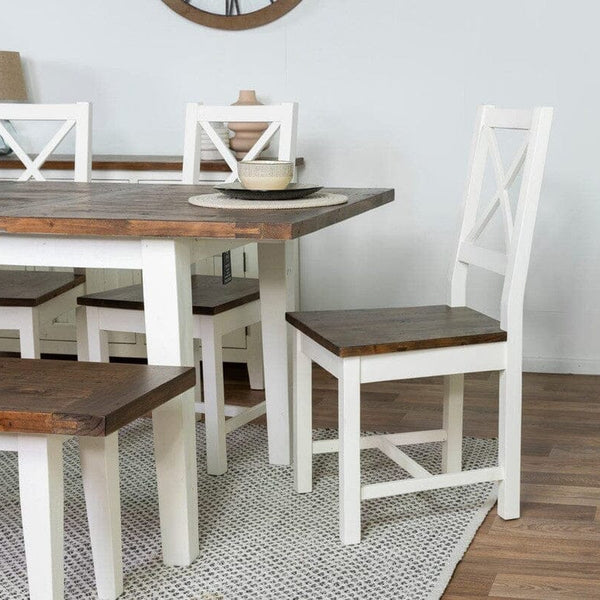 Devon Cross Back Dining Chair Set of 2