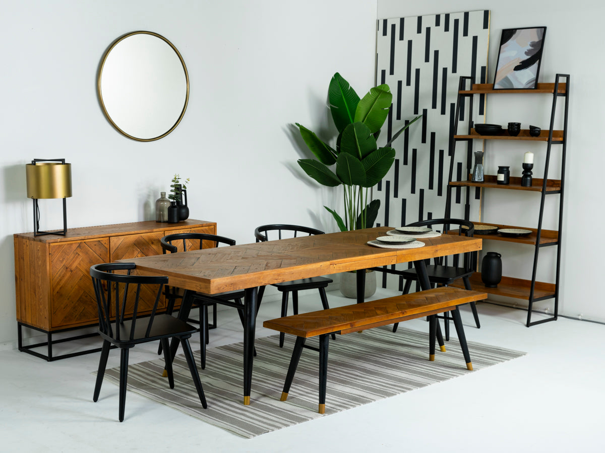 Mode 180-240cm Extendable Dining Table & Bogart Dining Chairs