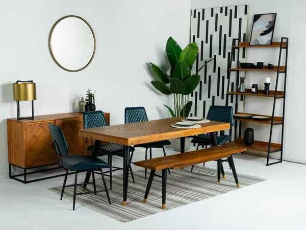 Mode 140-180cm Extendable Dining Table & Bench