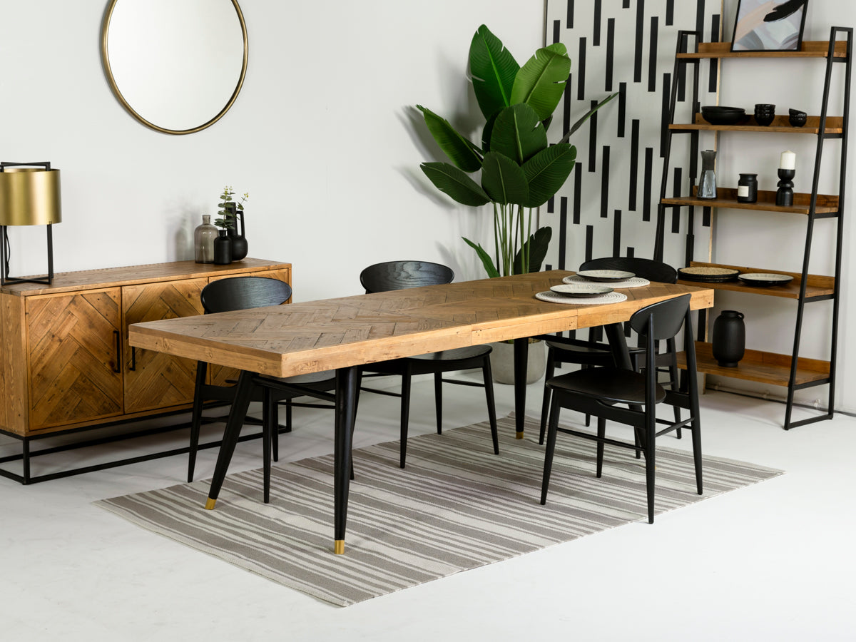 Mode 140-180cm Extendable Dining Table & Gabo Dining Chairs