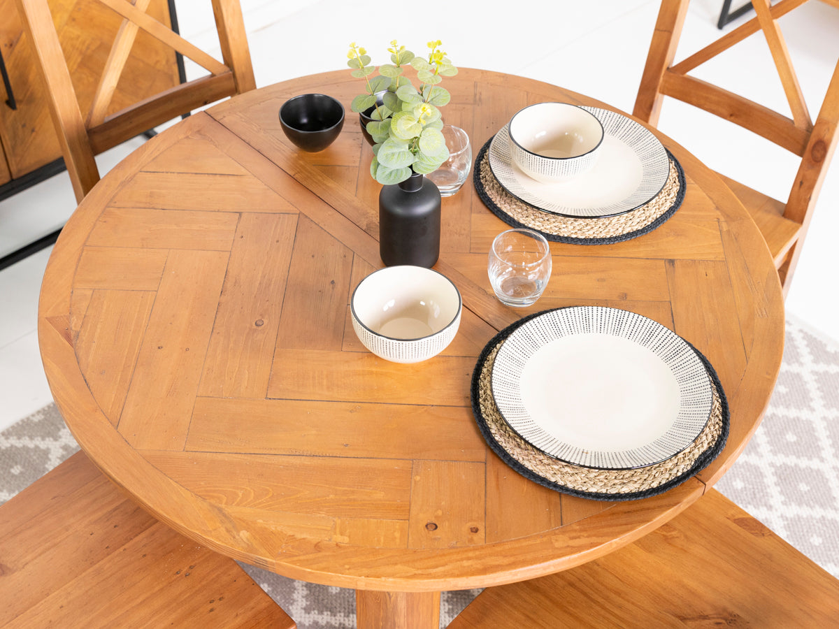 Tulsa Round Extendable Dining Table