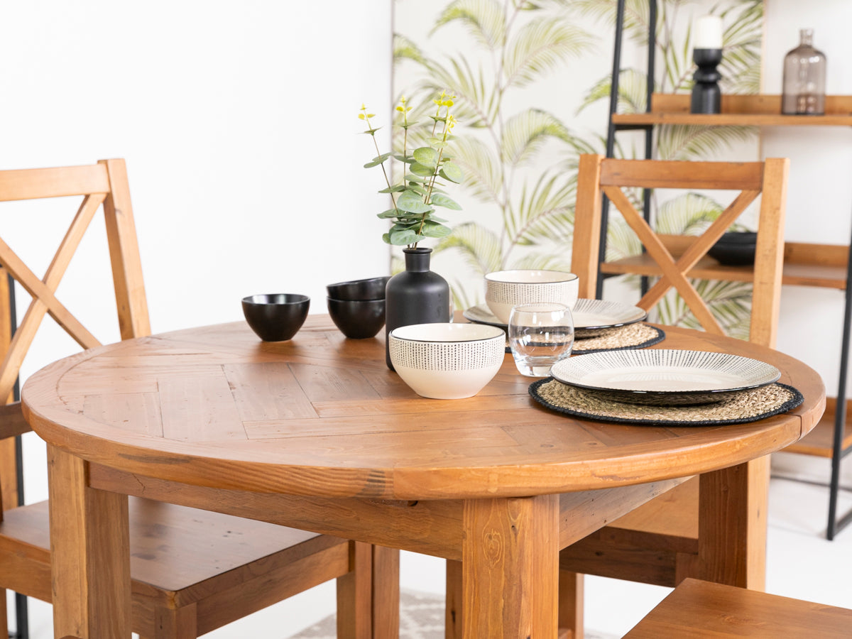 Tulsa Round Extendable Dining Table