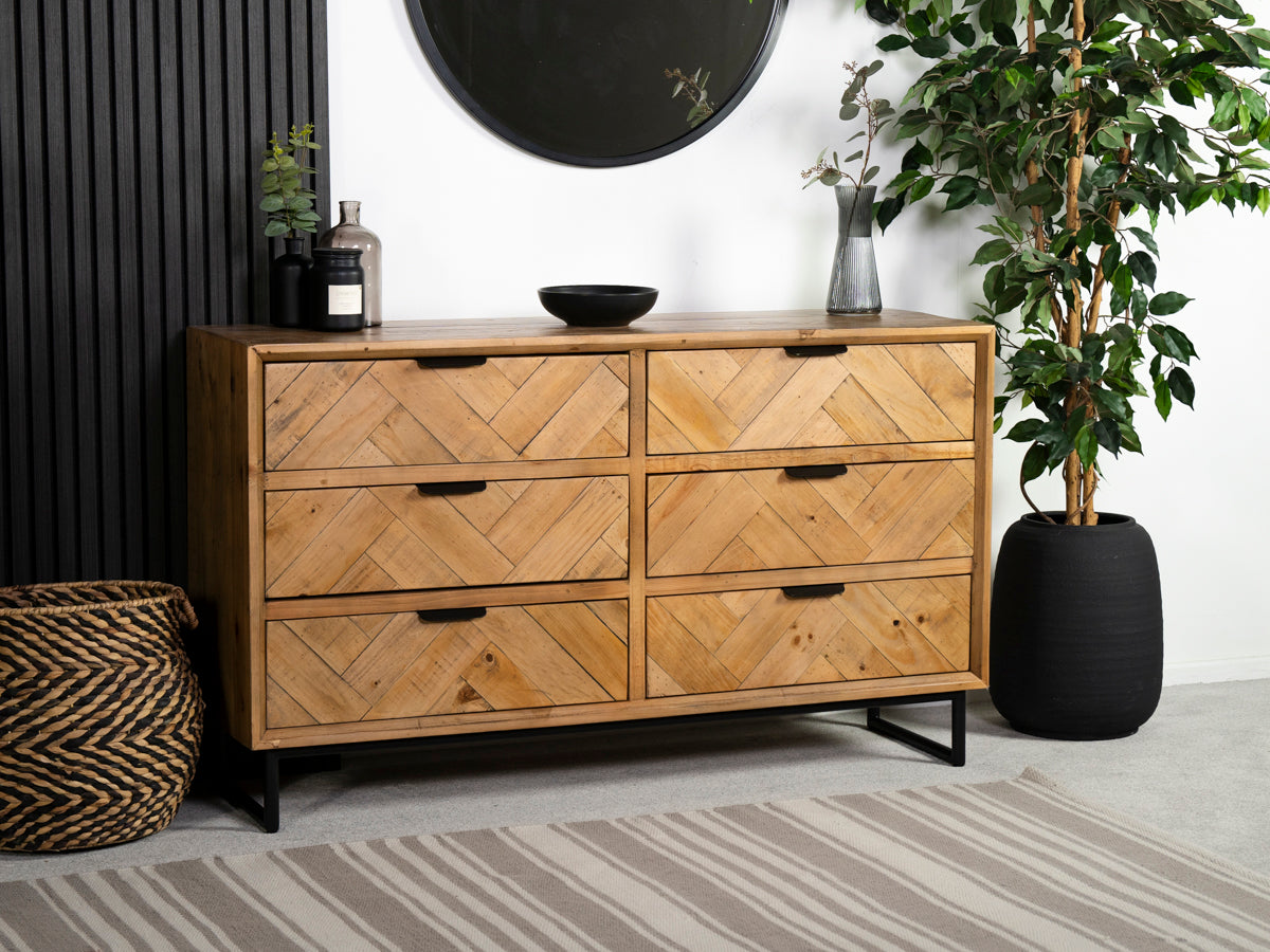 Sydney 6 Drawer Wide Chest