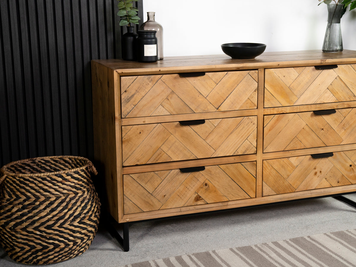 Sydney 6 Drawer Wide Chest