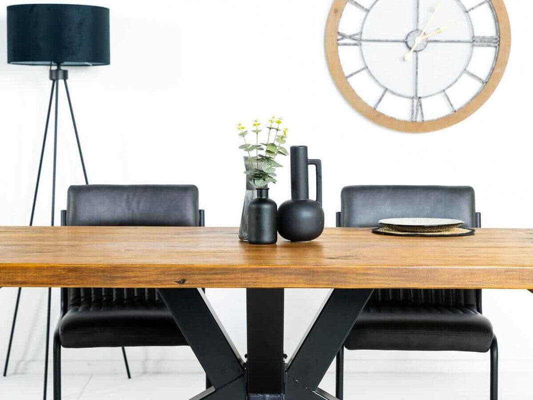 Prague 2M Fixed Top Dining Table