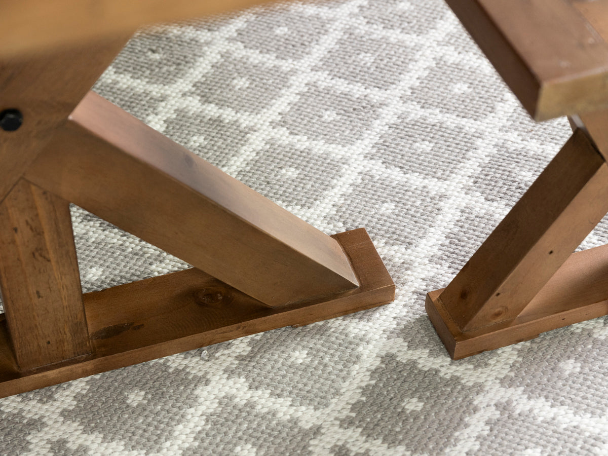Provence Extending Dining Table (140-180cm) & Brooklyn Cross Back Dining Chair