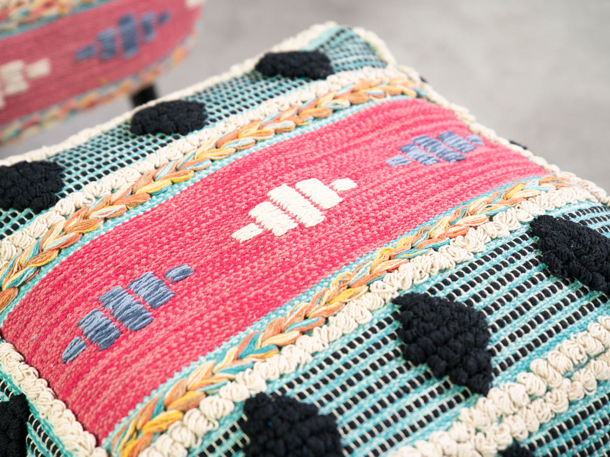 Jorhat Kantha Pouffe