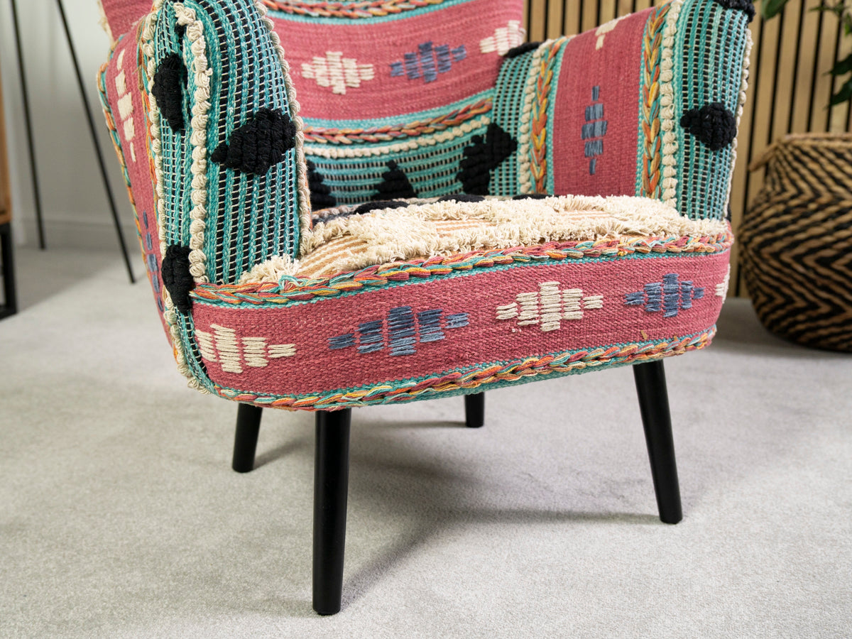 Jorhat Kantha Armchair