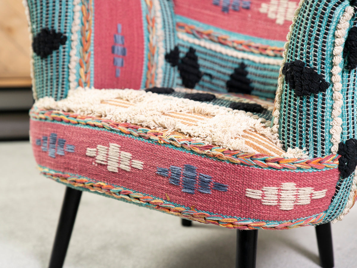 Jorhat Kantha Armchair